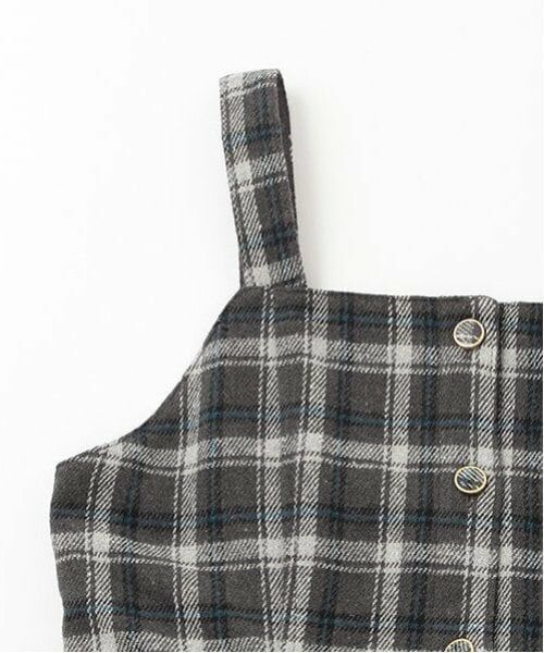 pom ponette junior / ポンポネット ジュニア ミニ丈・ひざ丈ワンピース | ニットプルオーバー×キャミワンピセット | 詳細6