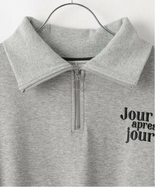 pom ponette junior / ポンポネット ジュニア ミニ丈・ひざ丈ワンピース | 【あったか】ハーフジップカーゴワンピース | 詳細2