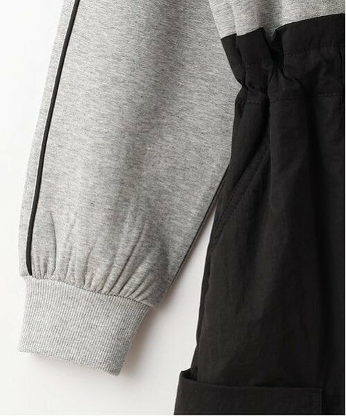 pom ponette junior / ポンポネット ジュニア ミニ丈・ひざ丈ワンピース | 【あったか】ハーフジップカーゴワンピース | 詳細5