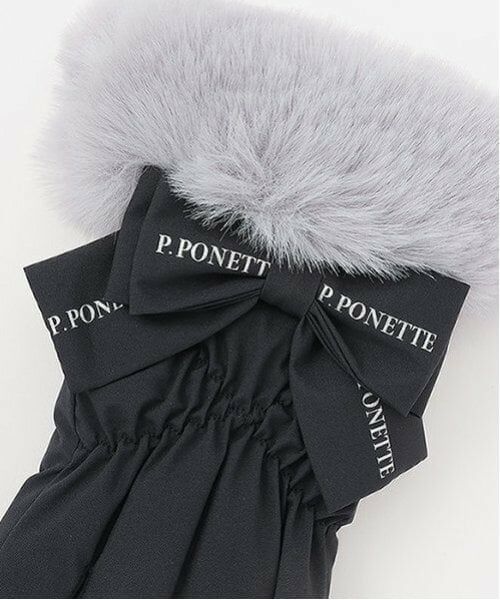 pom ponette junior / ポンポネット ジュニア 手袋 | ダウン手袋 | 詳細2