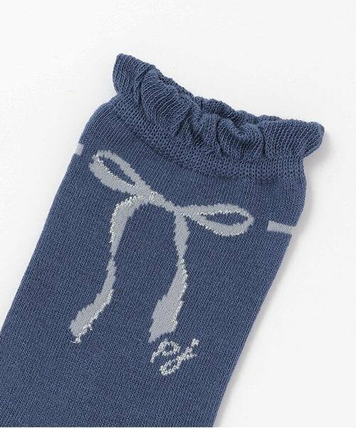 pom ponette junior / ポンポネット ジュニア ソックス | リボンクルーソックス | 詳細1