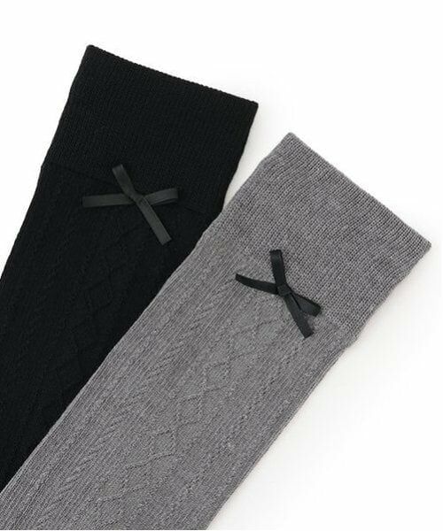 pom ponette junior / ポンポネット ジュニア ソックス | リボンニーハイソックス | 詳細5