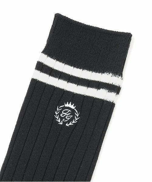 pom ponette junior / ポンポネット ジュニア ソックス | ライン入りニーハイソックス | 詳細1