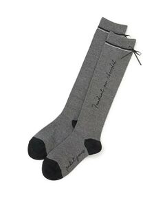 pom ponette junior / ポンポネット ジュニア ソックス | 後ろリボンハイソックス