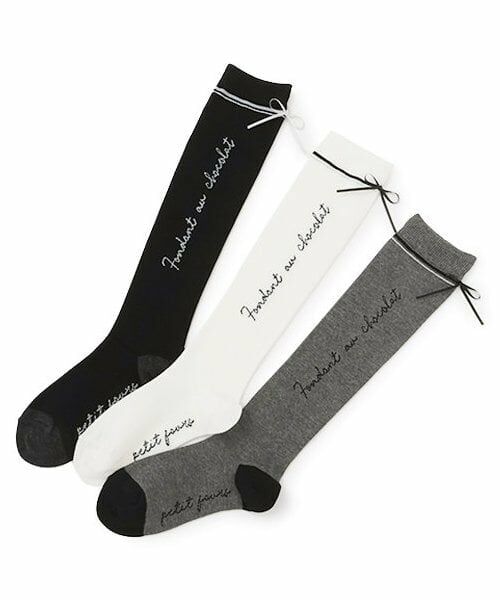 pom ponette junior / ポンポネット ジュニア ソックス | 後ろリボンハイソックス | 詳細6