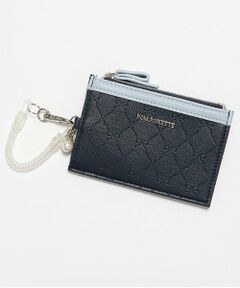 pom ponette junior / ポンポネット ジュニア カードケース・名刺入れ・定期入れ | リボン型押し総柄定期入れ