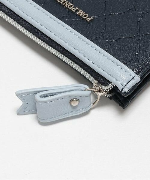 pom ponette junior / ポンポネット ジュニア カードケース・名刺入れ・定期入れ | リボン型押し総柄定期入れ | 詳細2