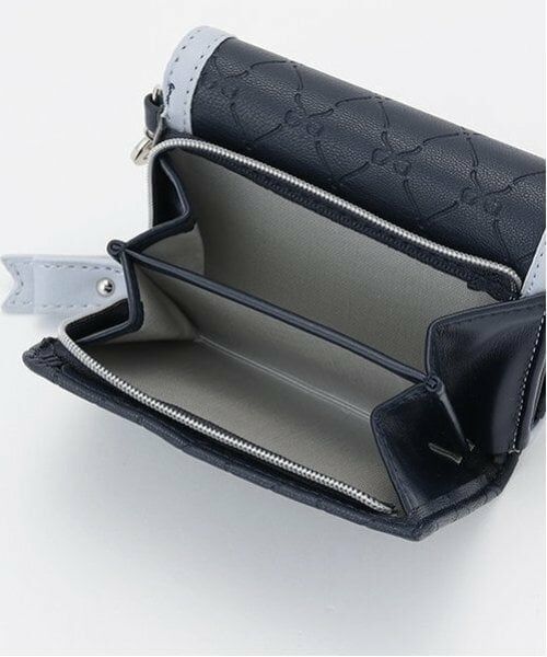 pom ponette junior / ポンポネット ジュニア 財布・コインケース・マネークリップ | リボン型押し総柄ミニ財布 | 詳細6