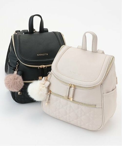 pom ponette junior / ポンポネット ジュニア リュック・バックパック | チャーム付きバケツ型リュック | 詳細12