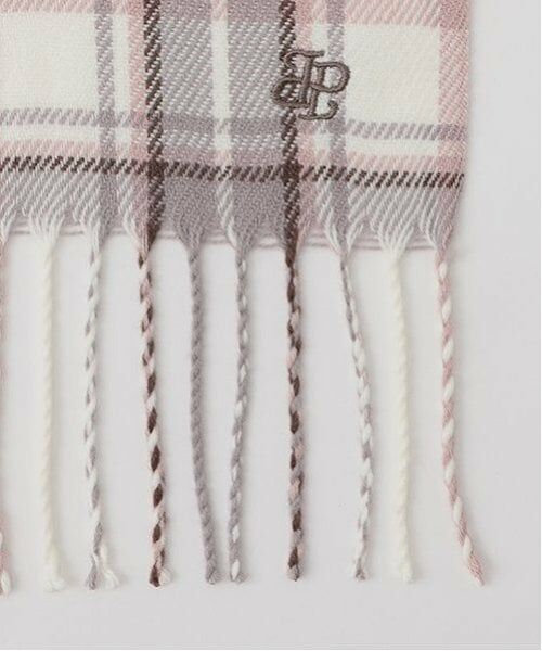 pom ponette junior / ポンポネット ジュニア マフラー・ショール・スヌード・ストール | チェックマフラー・イヤマフセット | 詳細5