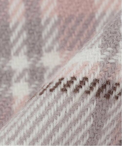 pom ponette junior / ポンポネット ジュニア マフラー・ショール・スヌード・ストール | チェックマフラー・イヤマフセット | 詳細6