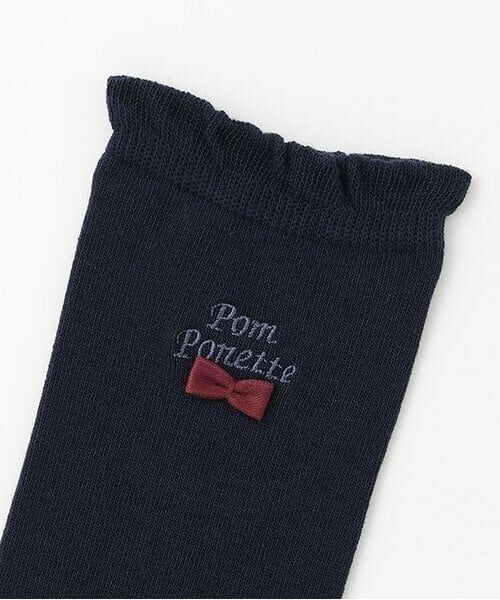 pom ponette junior / ポンポネット ジュニア ソックス | 定番リボンハイソックス | 詳細1