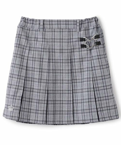 pom ponette junior / ポンポネット ジュニア ミニ・ひざ丈スカート | インパン付きビットパーツプリーツスカート | 詳細11