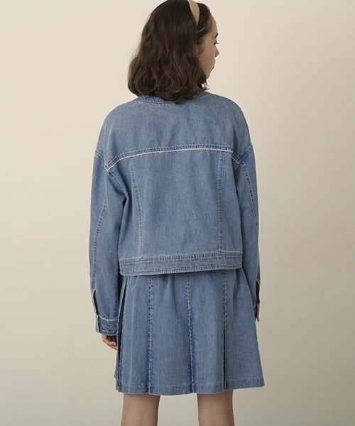 pom ponette junior / ポンポネット ジュニア ミニ・ひざ丈スカート | インパン付きビットパーツプリーツスカート | 詳細16