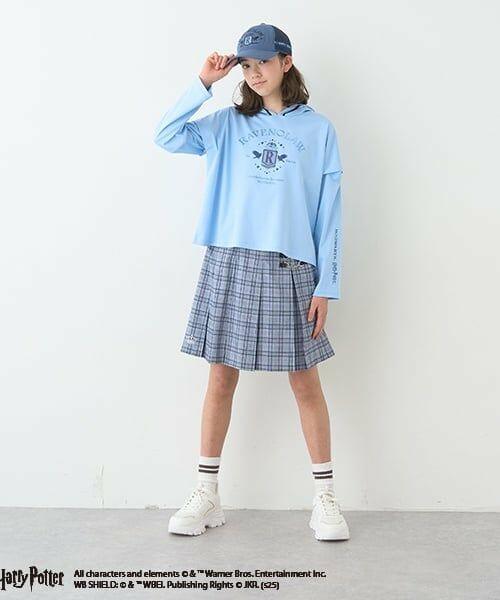 pom ponette junior / ポンポネット ジュニア ミニ・ひざ丈スカート | インパン付きビットパーツプリーツスカート | 詳細19