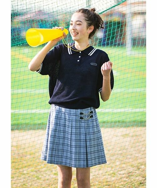 pom ponette junior / ポンポネット ジュニア ミニ・ひざ丈スカート | インパン付きビットパーツプリーツスカート | 詳細23