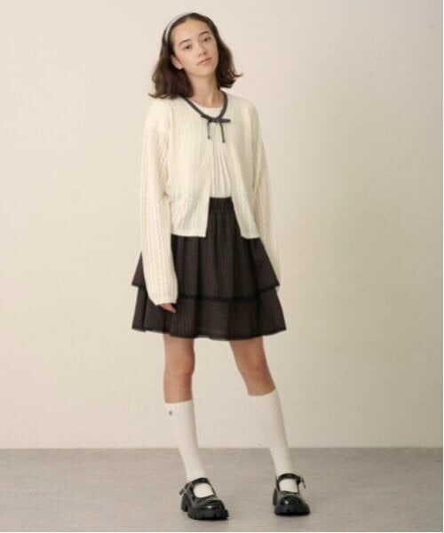 pom ponette junior / ポンポネット ジュニア ショート・ハーフ・半端丈パンツ | ティアードフリルスカパン | 詳細8