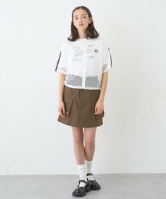 pom ponette junior / ポンポネット ジュニア ショート・ハーフ・半端丈パンツ | イージーカーゴスカパン