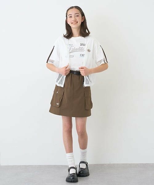 pom ponette junior / ポンポネット ジュニア ショート・ハーフ・半端丈パンツ | イージーカーゴスカパン | 詳細8