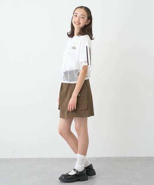 pom ponette junior / ポンポネット ジュニア ショート・ハーフ・半端丈パンツ | イージーカーゴスカパン | 詳細9