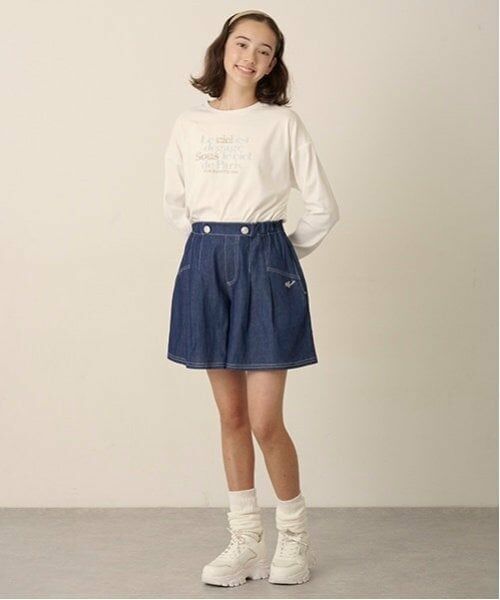 pom ponette junior / ポンポネット ジュニア ショート・ハーフ・半端丈パンツ | 【GOOD PRICE】イージータックキュロット | 詳細3