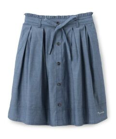 pom ponette junior / ポンポネット ジュニア ミニ・ひざ丈スカート | リボンタックスカート