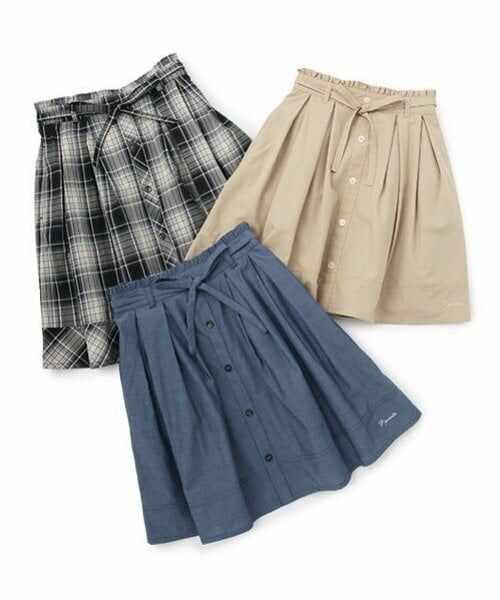 pom ponette junior / ポンポネット ジュニア ミニ・ひざ丈スカート | リボンタックスカート | 詳細10