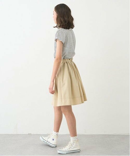 pom ponette junior / ポンポネット ジュニア ミニ・ひざ丈スカート | リボンタックスカート | 詳細2