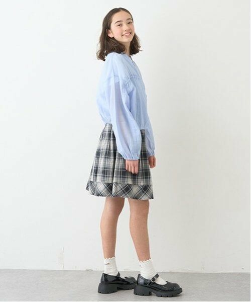 pom ponette junior / ポンポネット ジュニア ミニ・ひざ丈スカート | リボンタックスカート | 詳細4