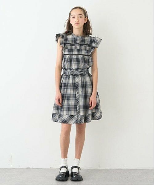 pom ponette junior / ポンポネット ジュニア ミニ・ひざ丈スカート | リボンタックスカート | 詳細9