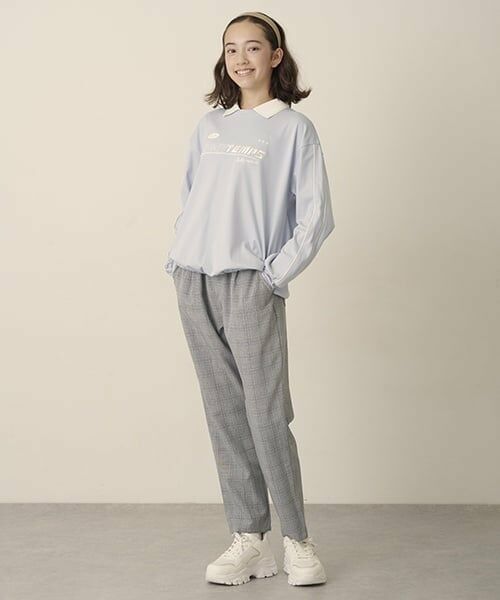 pom ponette junior / ポンポネット ジュニア その他パンツ | 【GOOD PRICE】イージーテーパードパンツ（グレー）