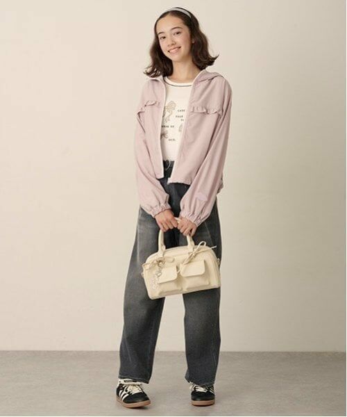 pom ponette junior / ポンポネット ジュニア その他パンツ | 【ニコ☆プチ掲載】ハートベルト付きウォッシュドデニムパンツ | 詳細12