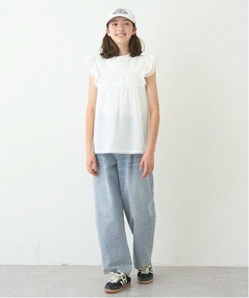 pom ponette junior / ポンポネット ジュニア その他パンツ | 【ニコ☆プチ掲載】ハートベルト付きウォッシュドデニムパンツ | 詳細14