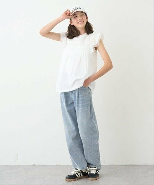 pom ponette junior / ポンポネット ジュニア その他パンツ | 【ニコ☆プチ掲載】ハートベルト付きウォッシュドデニムパンツ | 詳細15