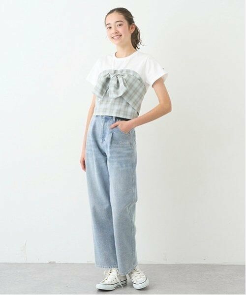 pom ponette junior / ポンポネット ジュニア その他パンツ | 【ニコ☆プチ掲載】ハートベルト付きウォッシュドデニムパンツ | 詳細16
