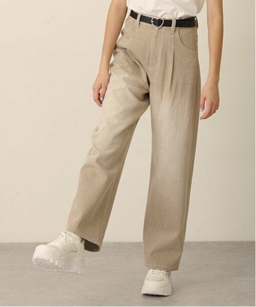 pom ponette junior / ポンポネット ジュニア その他パンツ | 【ニコ☆プチ掲載】ハートベルト付きウォッシュドデニムパンツ | 詳細22