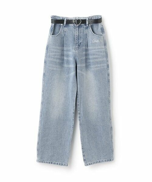 pom ponette junior / ポンポネット ジュニア その他パンツ | 【ニコ☆プチ掲載】ハートベルト付きウォッシュドデニムパンツ | 詳細29