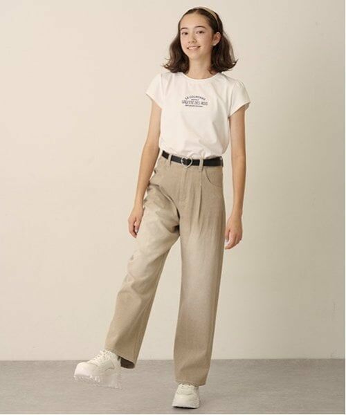 pom ponette junior / ポンポネット ジュニア その他パンツ | 【ニコ☆プチ掲載】ハートベルト付きウォッシュドデニムパンツ | 詳細5