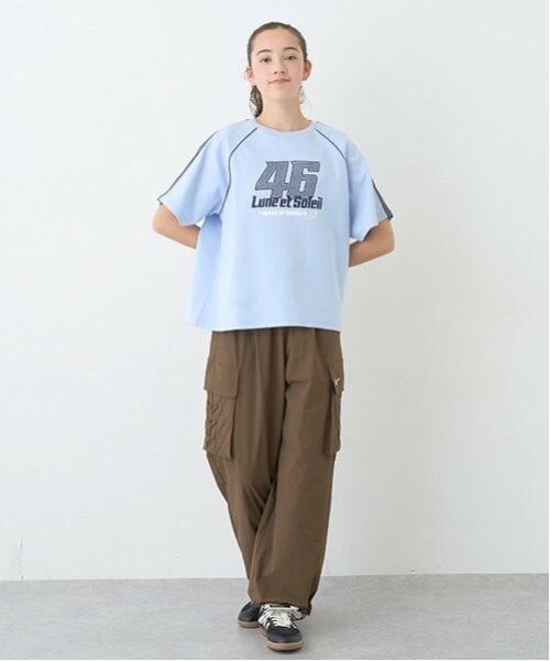 pom ponette junior / ポンポネット ジュニア その他パンツ | イージーカーゴワイドパンツ | 詳細2