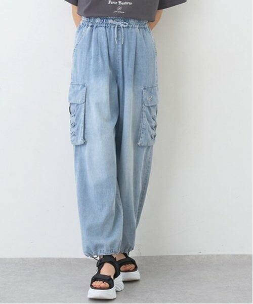 pom ponette junior / ポンポネット ジュニア その他パンツ | イージーカーゴワイドパンツ | 詳細3