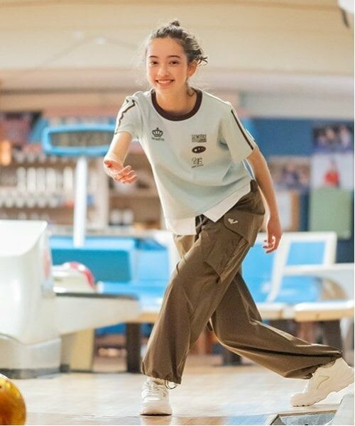 pom ponette junior / ポンポネット ジュニア その他パンツ | イージーカーゴワイドパンツ | 詳細6