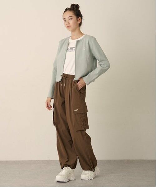 pom ponette junior / ポンポネット ジュニア その他パンツ | イージーカーゴワイドパンツ | 詳細8