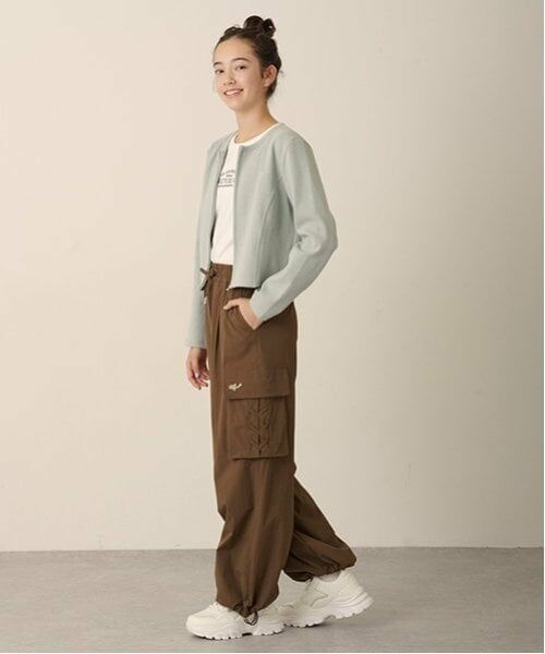 pom ponette junior / ポンポネット ジュニア その他パンツ | イージーカーゴワイドパンツ | 詳細9