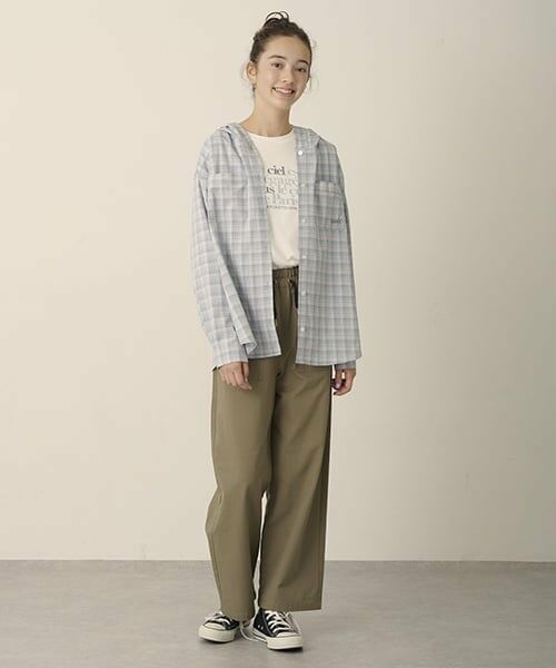 pom ponette junior / ポンポネット ジュニア その他パンツ | 【GOOD PRICE】イージーワイドパンツ（カーキ）