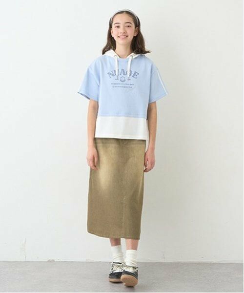 pom ponette junior / ポンポネット ジュニア ミニ・ひざ丈スカート | ハートポケットデニムスカート | 詳細12