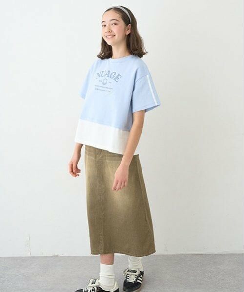 pom ponette junior / ポンポネット ジュニア ミニ・ひざ丈スカート | ハートポケットデニムスカート | 詳細13