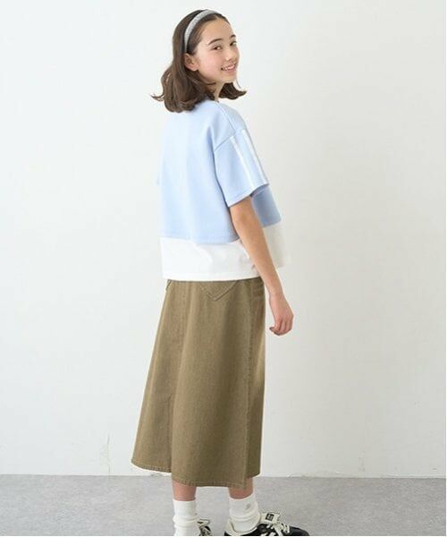 pom ponette junior / ポンポネット ジュニア ミニ・ひざ丈スカート | ハートポケットデニムスカート | 詳細14