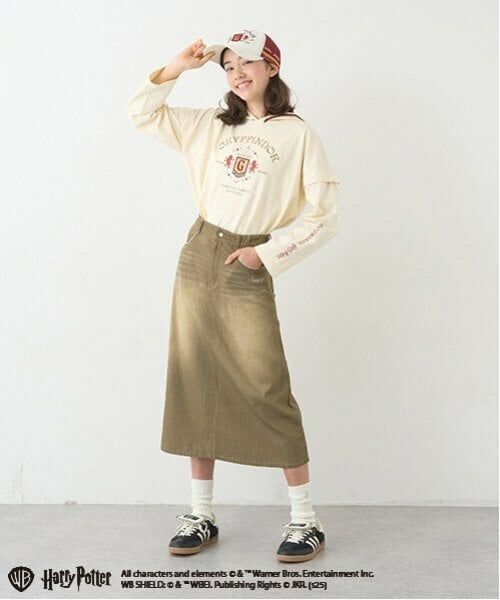 pom ponette junior / ポンポネット ジュニア ミニ・ひざ丈スカート | ハートポケットデニムスカート | 詳細17