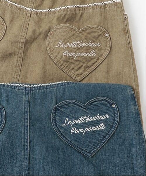 pom ponette junior / ポンポネット ジュニア ミニ・ひざ丈スカート | ハートポケットデニムスカート | 詳細27