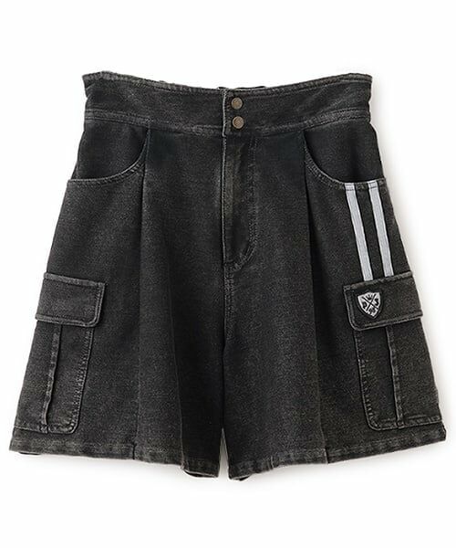 pom ponette junior / ポンポネット ジュニア ショート・ハーフ・半端丈パンツ | 【のびのび】カットデニムカーゴショートパンツ | 詳細13